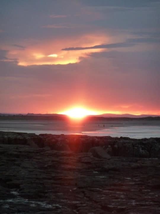 What is hypnotherapy? Calm sunset over the sea