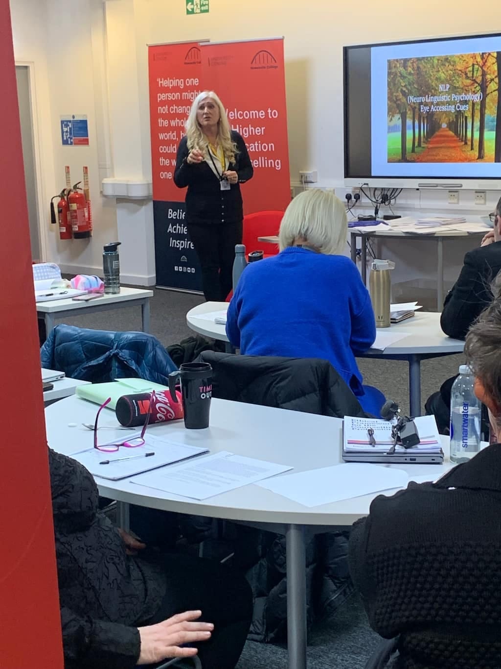 Sonya Hudson presenting a workshop to a group